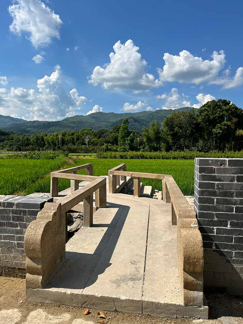 舟山花岗岩仿古石材景区使用案例