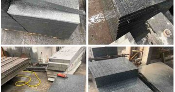 舟山 芝麻黑地铺石材