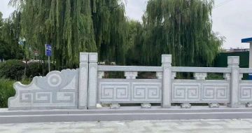 舟山 芝麻灰桥栏杆、河道栏杆安装效果