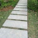 舟山 芝麻黑小区踏步、汀步石铺装效果