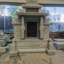 舟山 芝麻灰高档墓碑、土墓，一套也支持定做