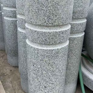 舟山 芝麻白花岗岩挡车柱、隔离柱多少钱