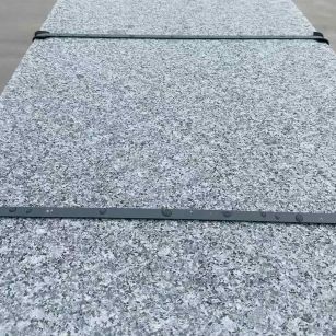 舟山 芝麻黑火烧面毛板，条板，半成品