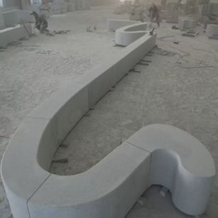 舟山 花岗岩整石坐凳拼装