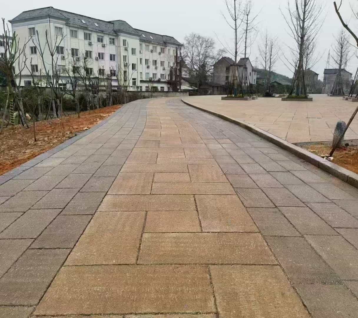 舟山仿古石铺装效果