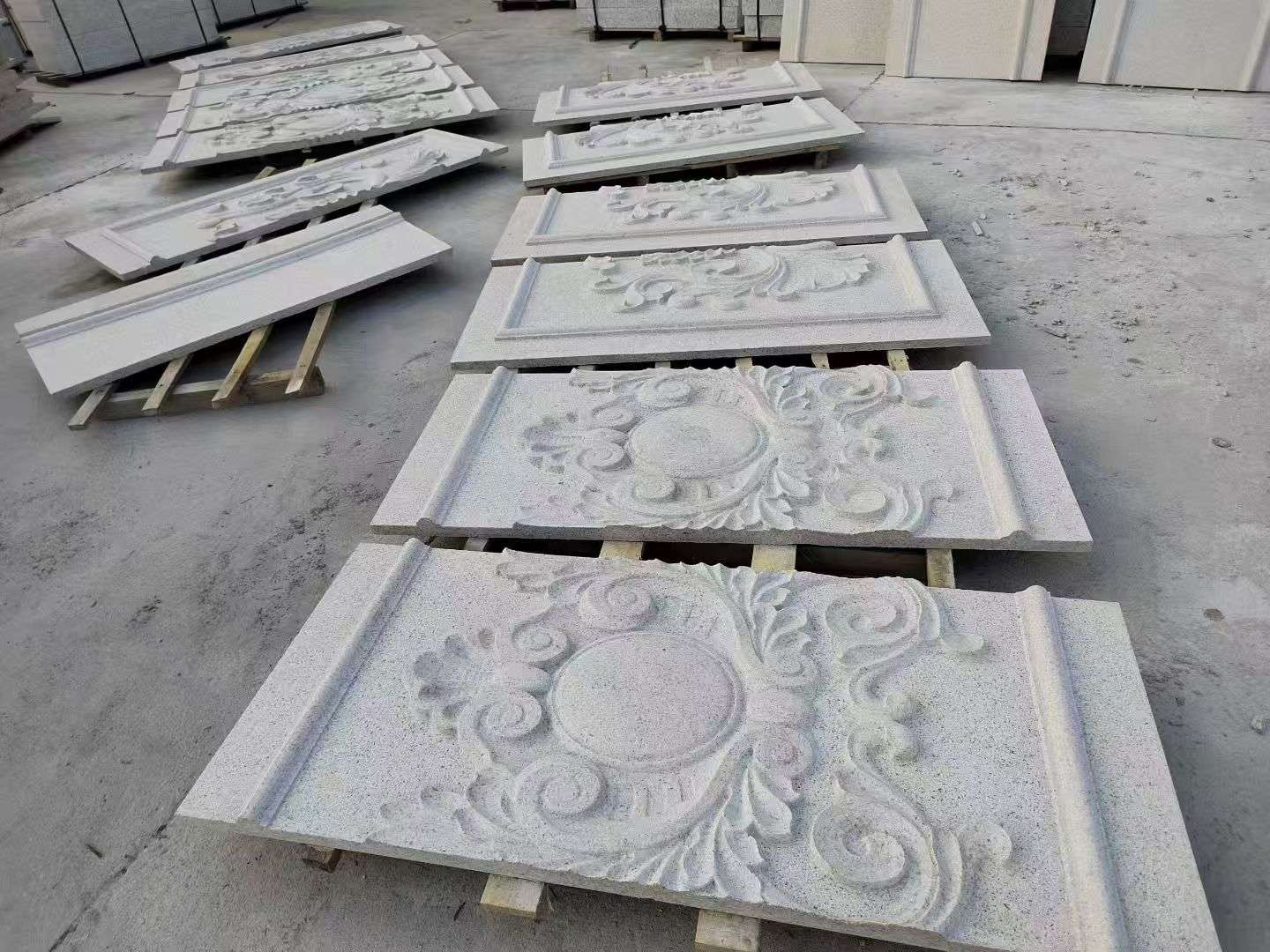 舟山 芝麻白干挂雕花板