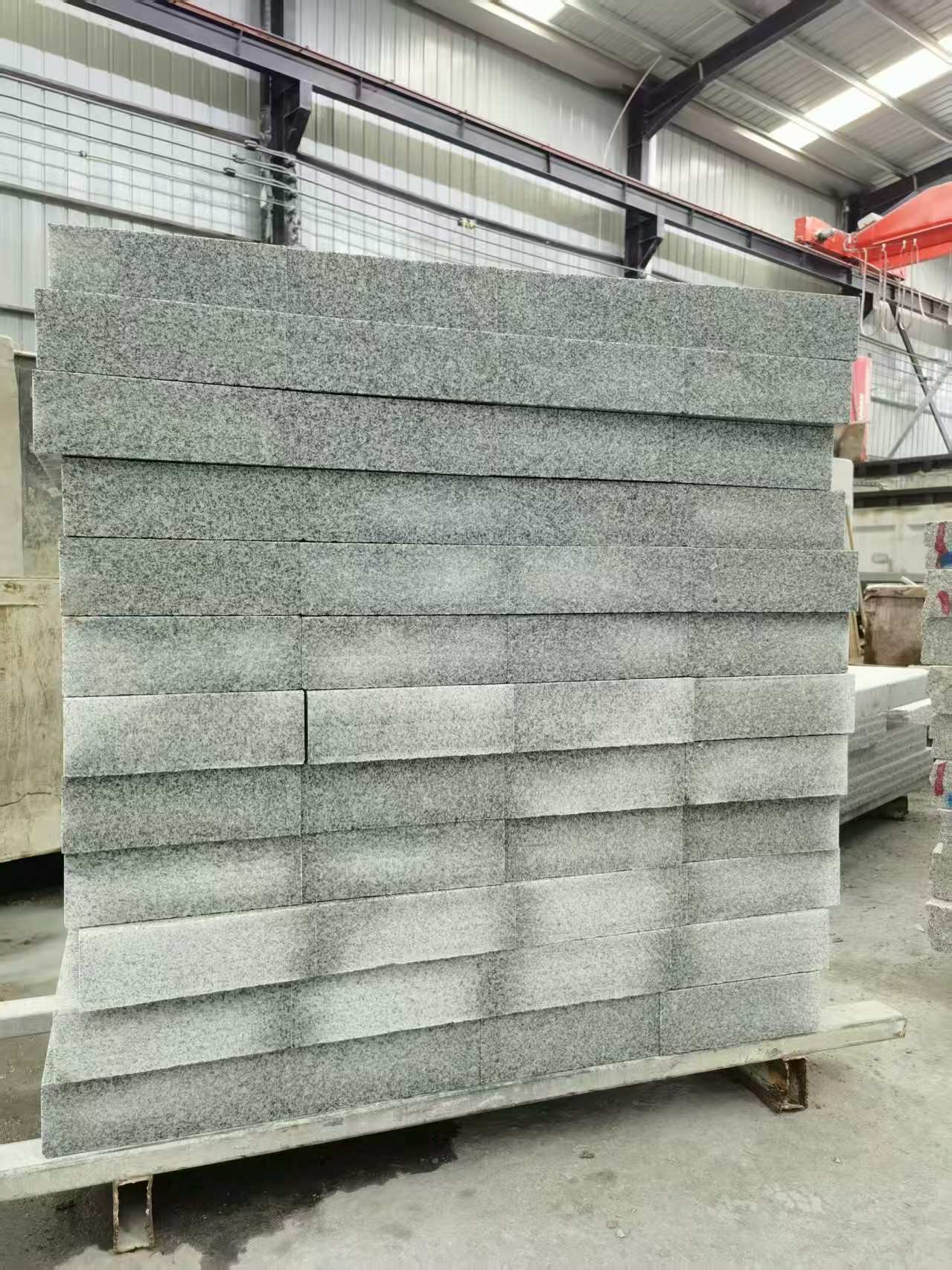 舟山 芝麻白10公分300*600广场地铺，A料定制，尺寸标准，厚薄均匀