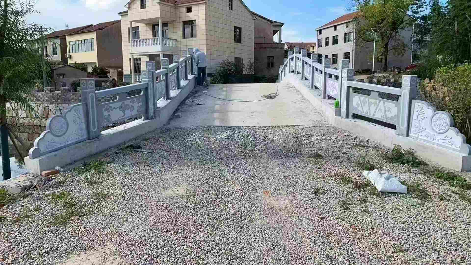 舟山 芝麻灰花岗岩桥栏杆