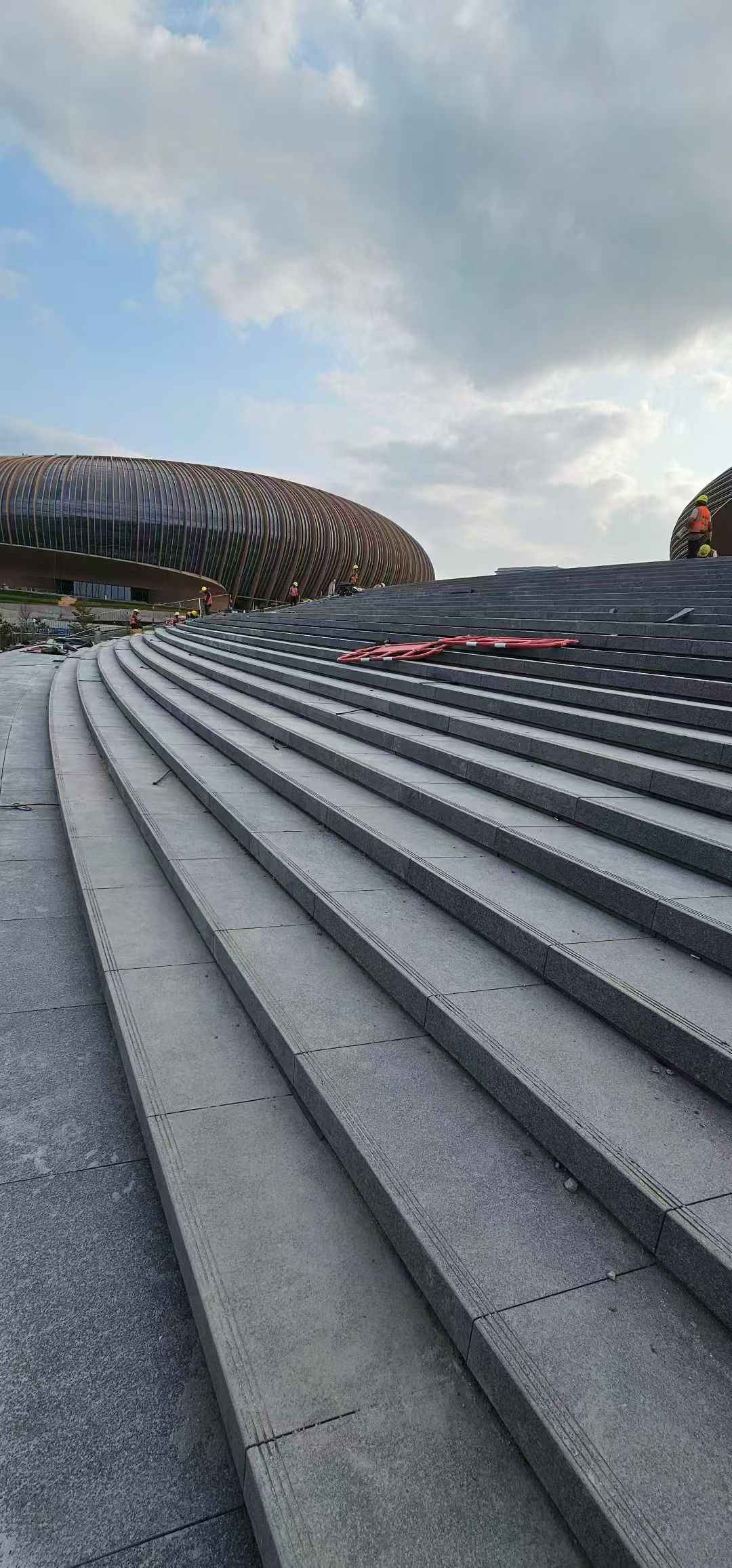 舟山 弧形整石台阶铺装效果图