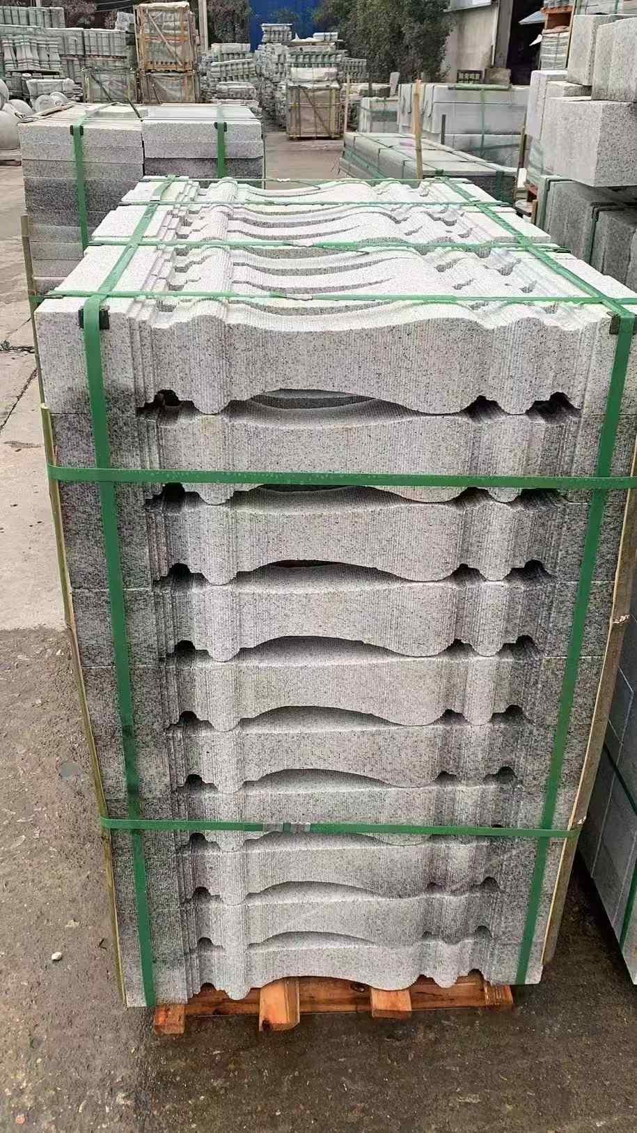 舟山 芝麻白方形拉丝面，栏杆花瓶柱