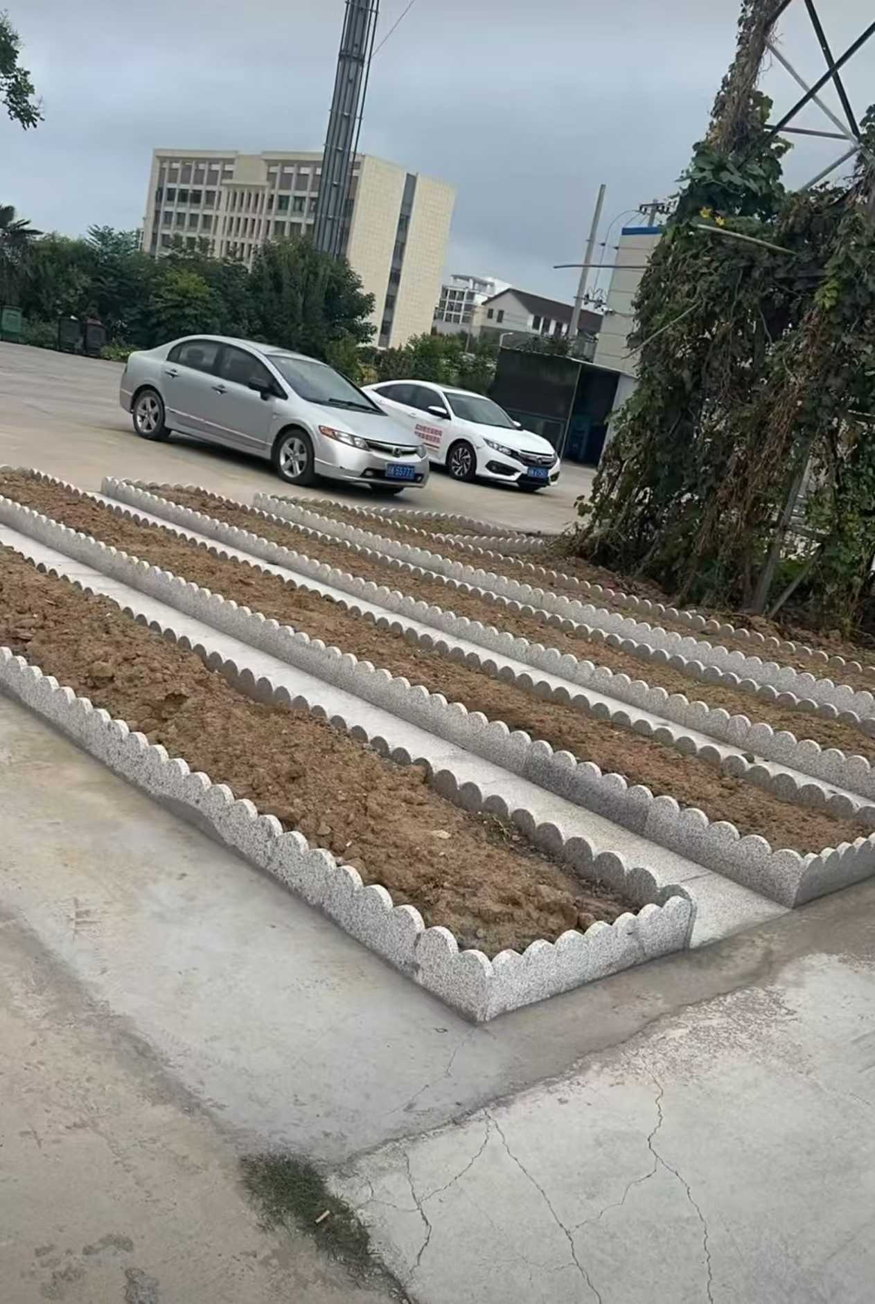 舟山 花边石、花围石、花园石安装效果