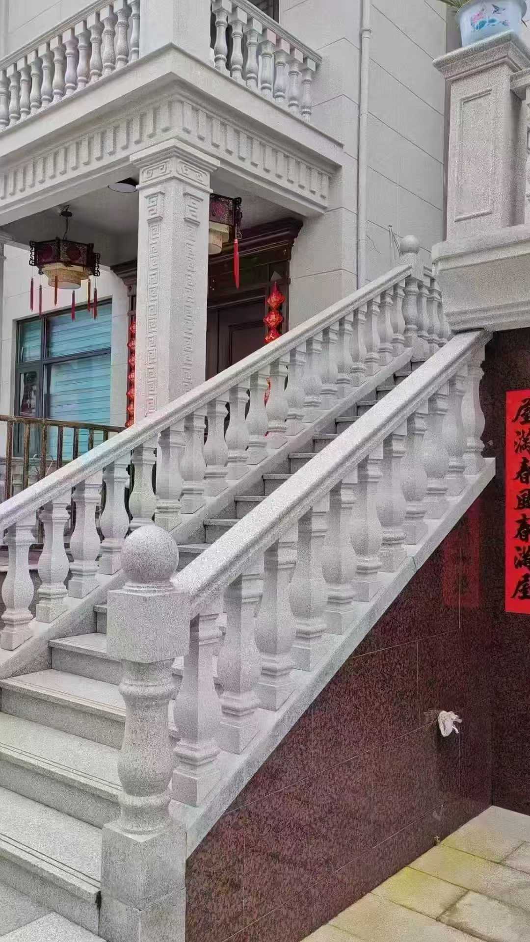 舟山 天然石材 阳台庭院护栏、栏杆