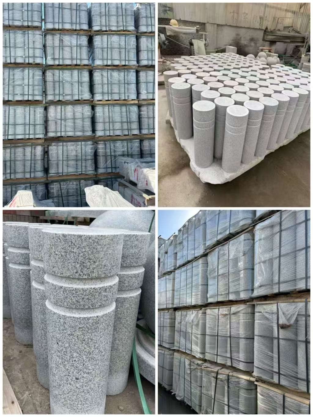 舟山 芝麻白花岗岩挡车柱、隔离柱多少钱